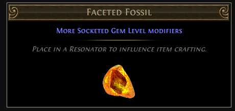 Faceted Fossil