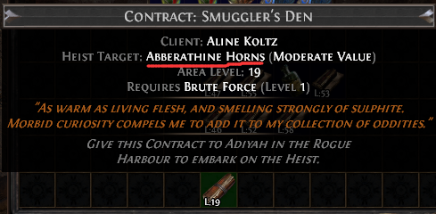 Abberathine Horns Contract
