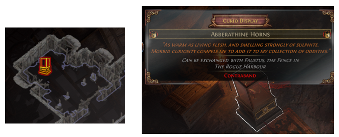 Abberathine Horns Location