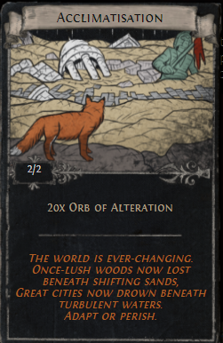 Acclimatisation PoE