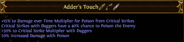 Adder's Touch PoE