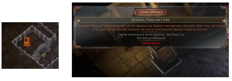 Admiral Proclar's Pipe Location