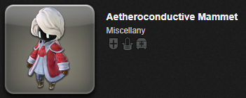 FFXIV Aetheroconductive Mammet