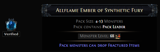 PoE Allflame Ember of Synthetic Fury