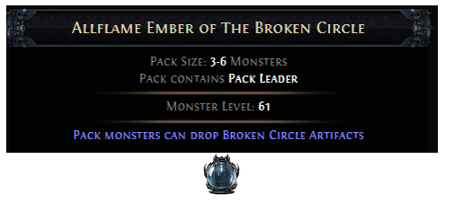 PoE Allflame Ember of The Broken Circle
