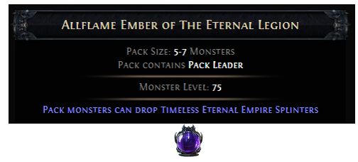 PoE Allflame Ember of The Eternal Legion
