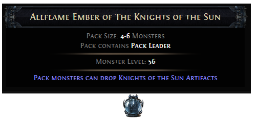 PoE Allflame Ember of The Knights of The Sun