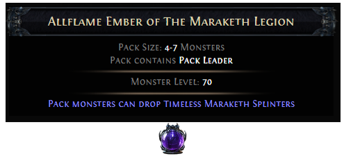 PoE Allflame Ember of The Maraketh Legion