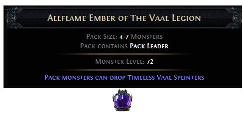 PoE Allflame Ember of The Vaal Legion