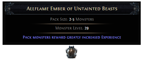 PoE Allflame Ember of Untainted Beasts