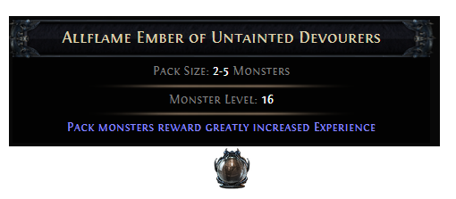 PoE Allflame Ember of Untainted Devourers