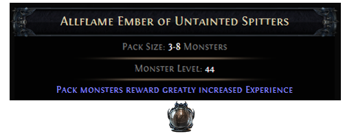 PoE Allflame Ember of Untainted Spitters