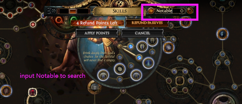 Allocate 3 Notable Passive Skills