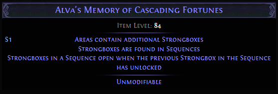 Alva's Memory of Cascading Fortunes