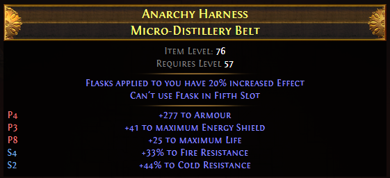 Anarchy Harness Micro-Distillery Belt