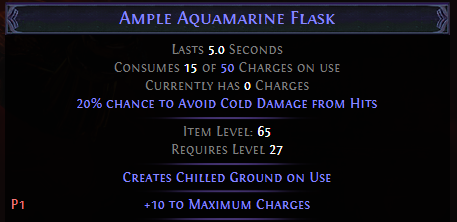 Aquamarine Flask