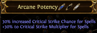 Arcane Potency PoE