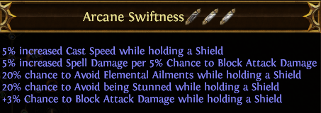 Arcane Swiftness PoE