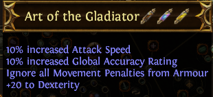 Art of the Gladiator PoE