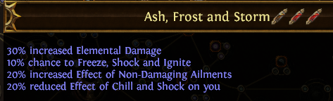 Ash, Frost and Storm PoE