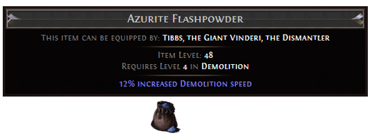 Azurite Flashpowder