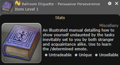 Ballroom Etiquette - Persuasive Perseverence