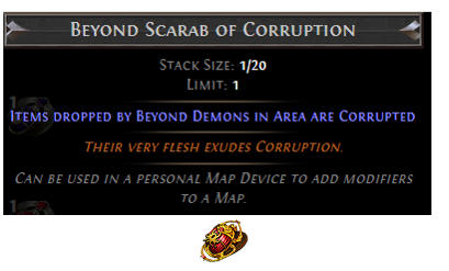 PoE Beyond Scarab of Corruption