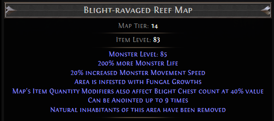 Blight-ravaged Reef Map