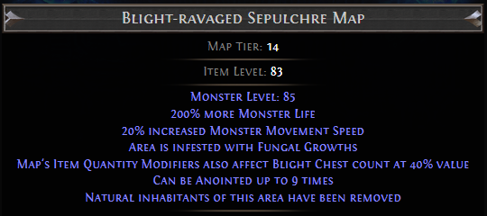 Blight-ravaged Sepulchre Map