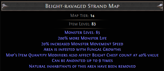 Blight-ravaged Strand Map