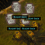 Blight Sack divination cards.png