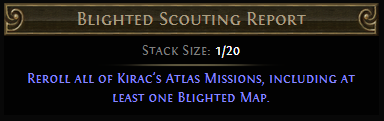Blighted Scouting Report PoE
