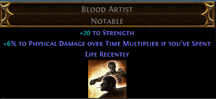 Blood Artist PoE