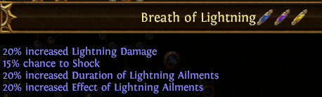Breath of Lightning PoE