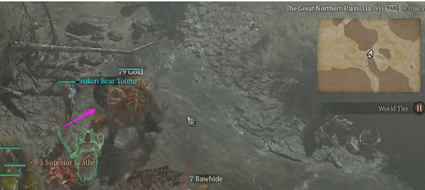 Bring the Broken Bear Totem to Artair - Diablo 4