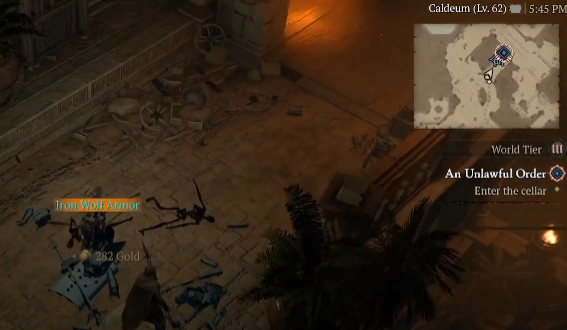 Bring the Iron Wolf Armor to Barez - Diablo 4