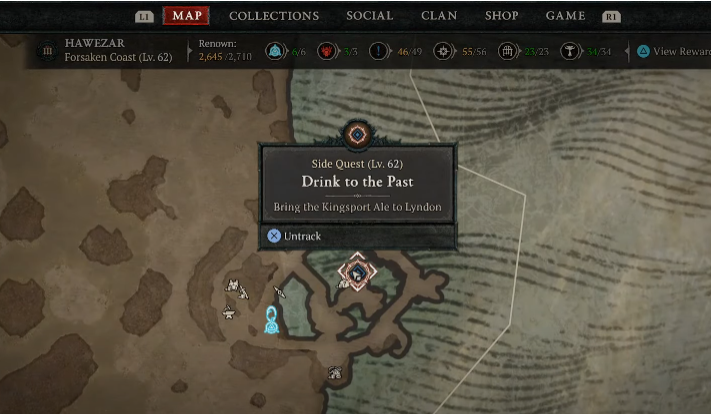 Bring the Kingsport Ale to Lyndon - Diablo 4