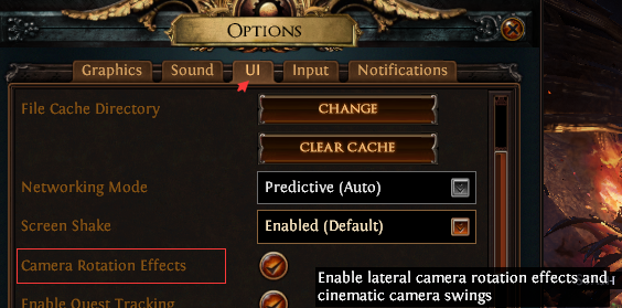 Camera Rotation Effects PoE