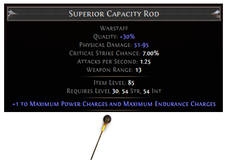 Capacity Rod
