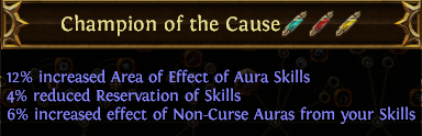 Champion of the Cause PoE