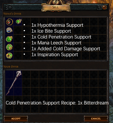 Cold Penetration Support Recipe