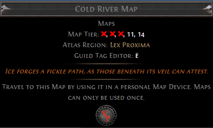 Cold River Map PoE