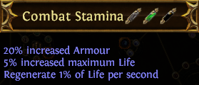 Combat Stamina PoE