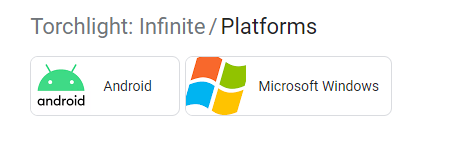Console Platform - Torchlight Infinite
