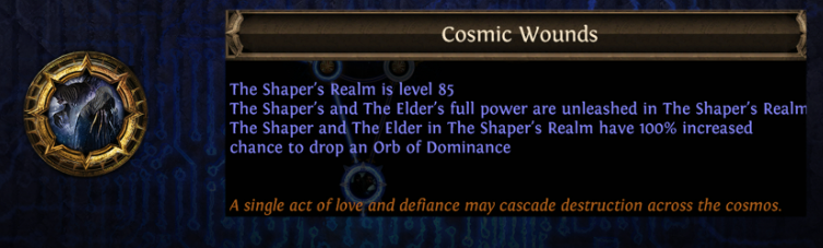 Cosmic Wounds PoE