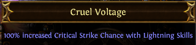 Cruel Voltage PoE