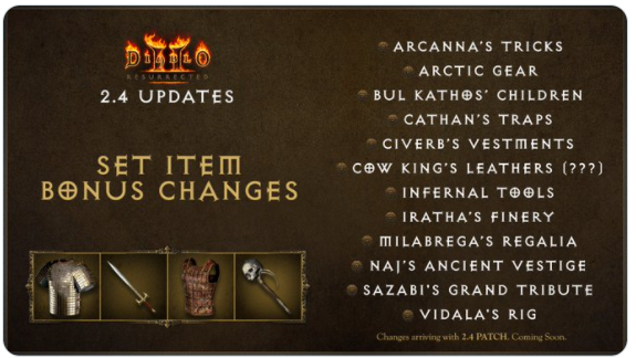 D2R 2.4 Set Changes
