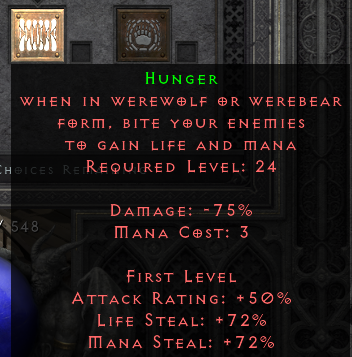 D2R Hunger