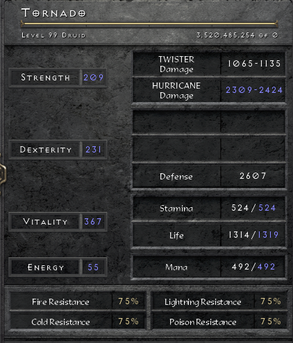 D2R Twister Attribute Build