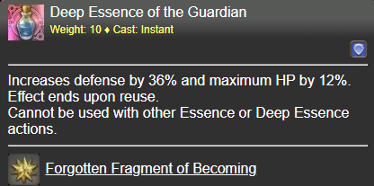 Deep Essence of the Guardian FFXIV